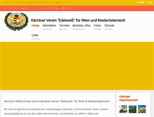 Tablet Screenshot of edelweiss.carinthia.at